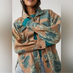 Free People Tan Ruby shirt jacket